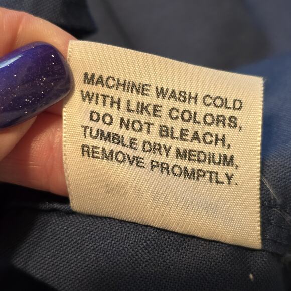 Carhartt Mens Chore Shirt Button Up Size Large Blue Long Sleeve Outdoors Utility - Picture 6 of 10